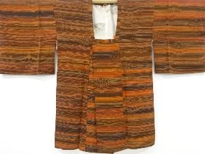 リサイクル　横段模様道行コート